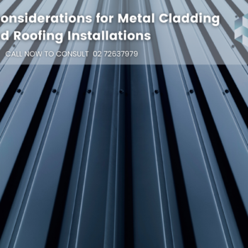 metal cladding and roofing installations