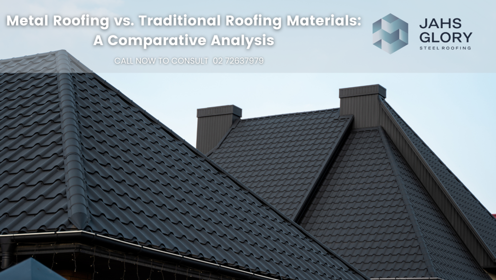 metal roofing and traditional